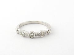 14 Karat White Gold Round Brilliant Diamond Ring