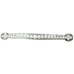 14 Karat White Gold Sea Pearl Pin