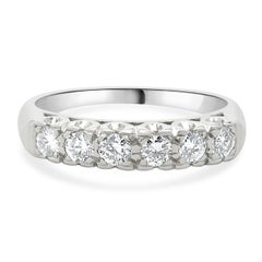 Bracelet vintage en or blanc 14 carats et diamants