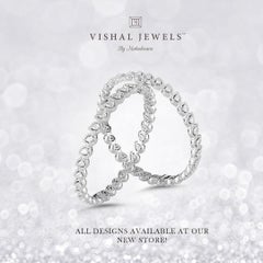 14 Karat White Gold White Diamond Pear Bangles