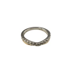 14 Karat White/Yellow Gold Diamond Band Ring
