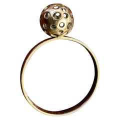 14 Karat Gelb 585 Gold Finnland 1977 Liisa Vitali Ring
