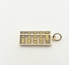 14 Karat Yellow Abacus Charm