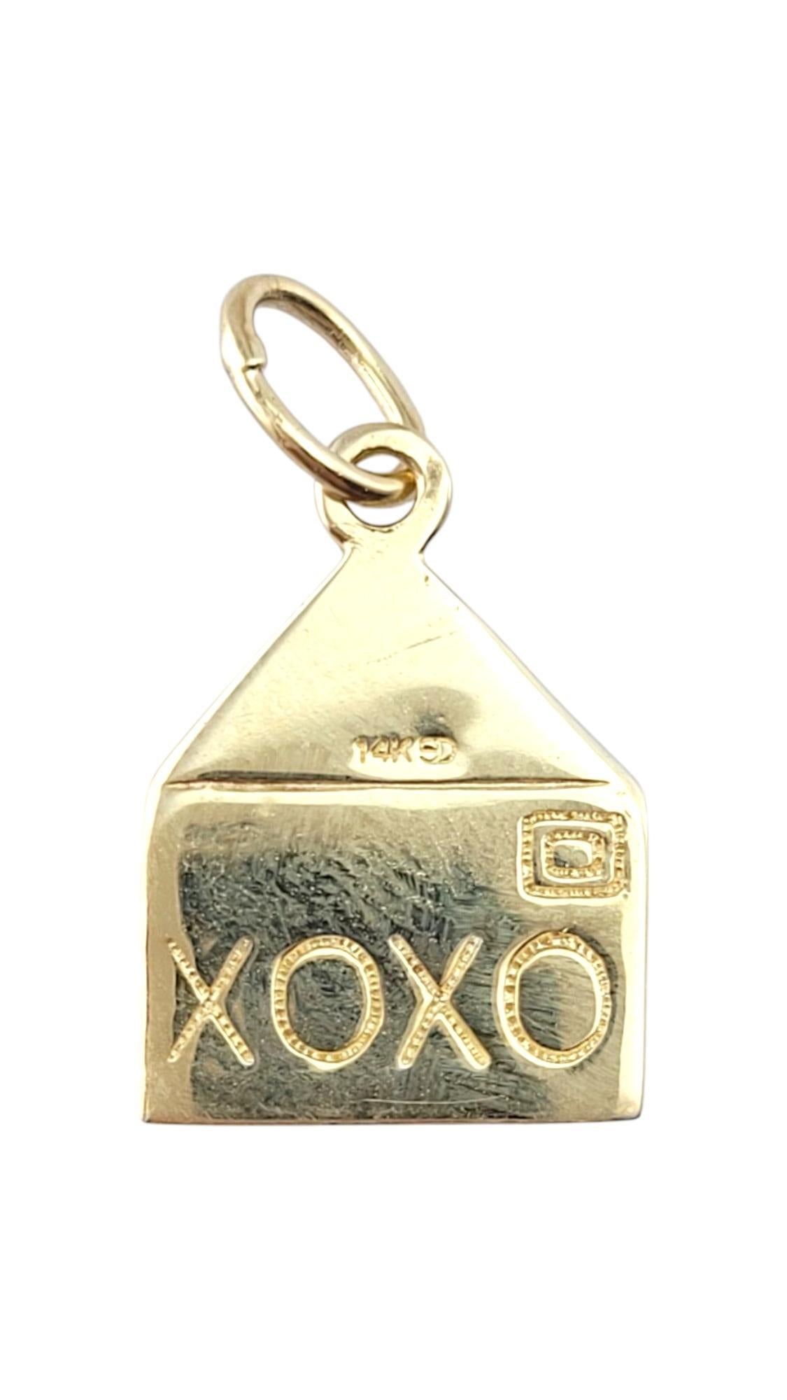 14 Karat Yellow and Rose Gold Love Letter Charm #21267 In Good Condition For Sale In Washington Depot, CT