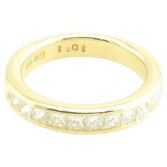 Vintage 14 Karat Yellow and White Gold and Diamond Ring Size 5.75