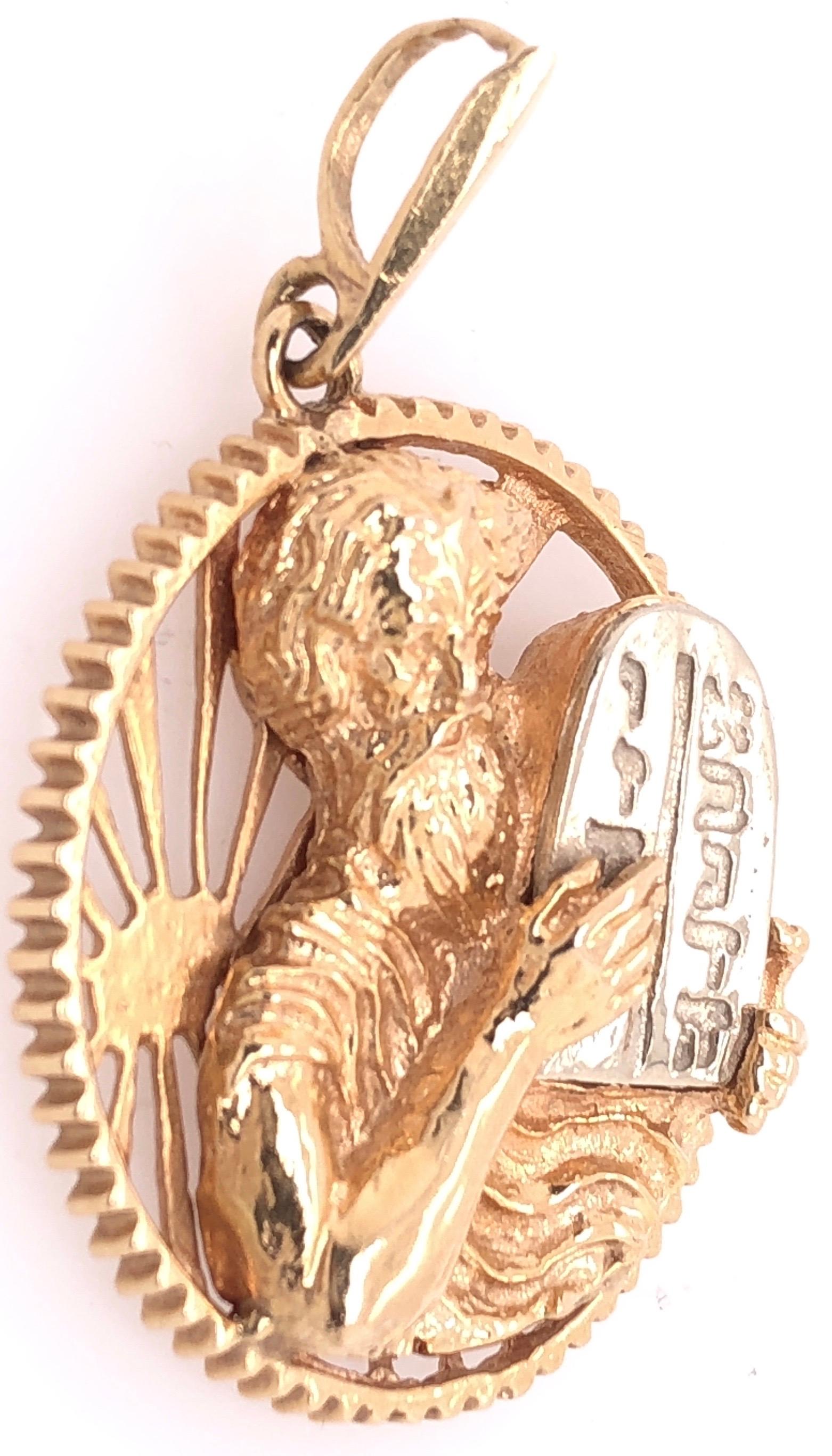 14k gold religious pendants