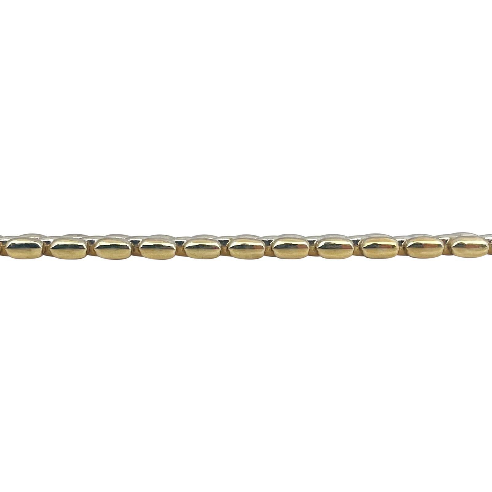 14 Karat Gelb- und Weißgold Reversible Panther Link Bracelet 2