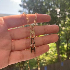 14 Karat Rose Gold 0.15 Carat Diamond Dog Tag