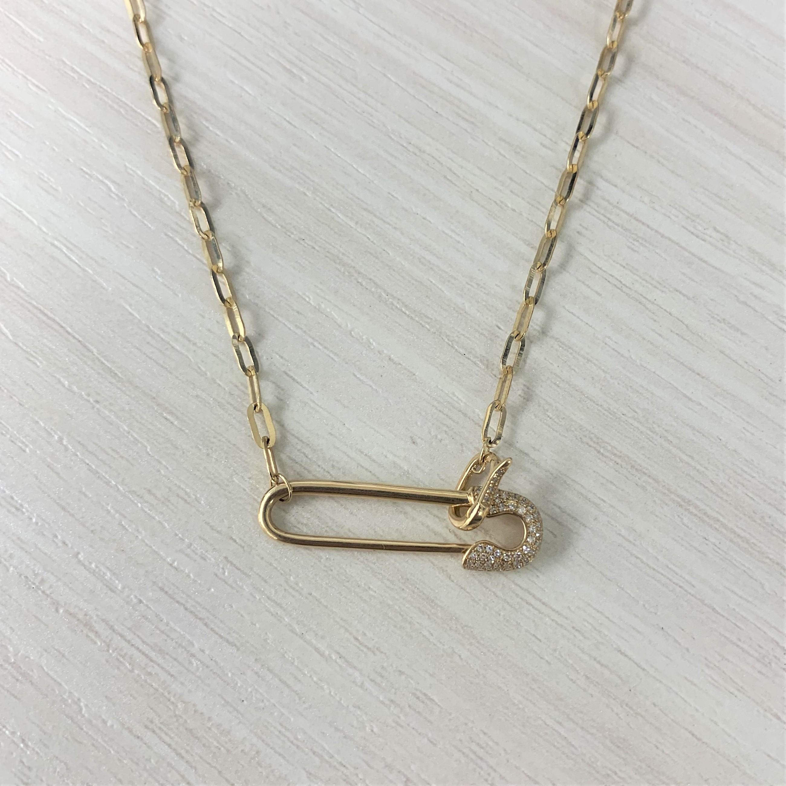 swarovski pin necklace