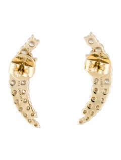 Ohrclips aus 14 Karat Gelbgold mit 1,31 Karat Diamant