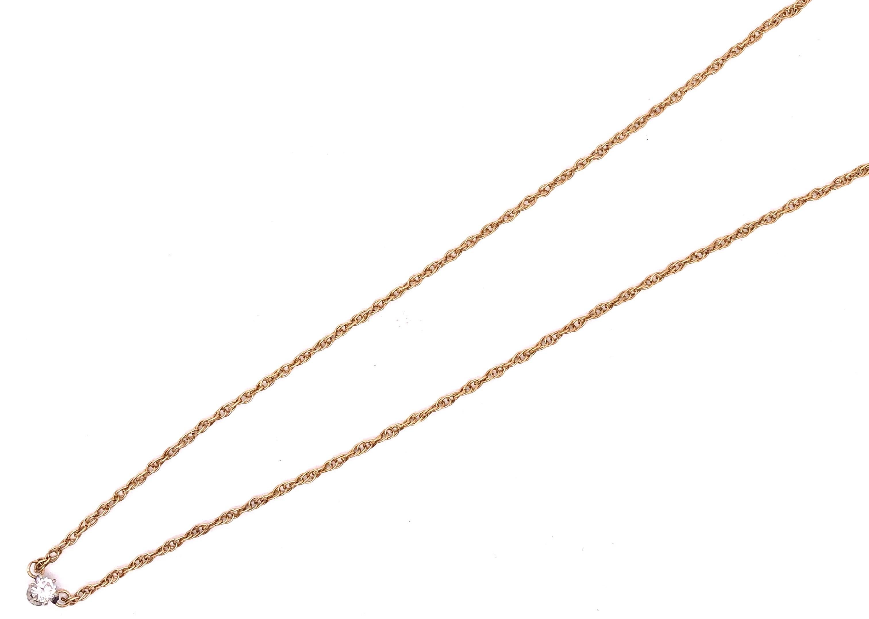 Moderne Link en or jaune 14 carats de forme libre avec diamant rond de 0,25 carat en vente