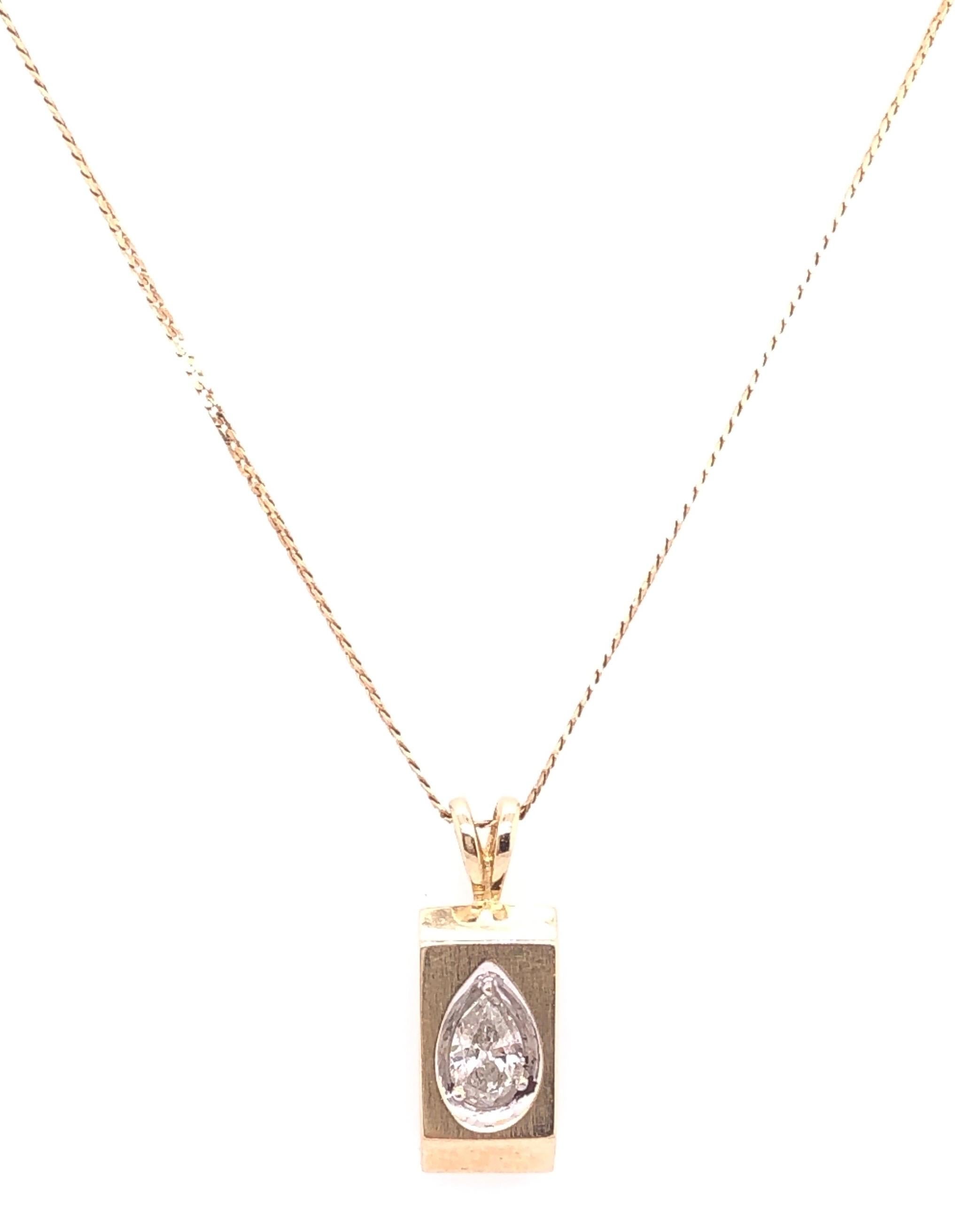 14-karat gold pendant