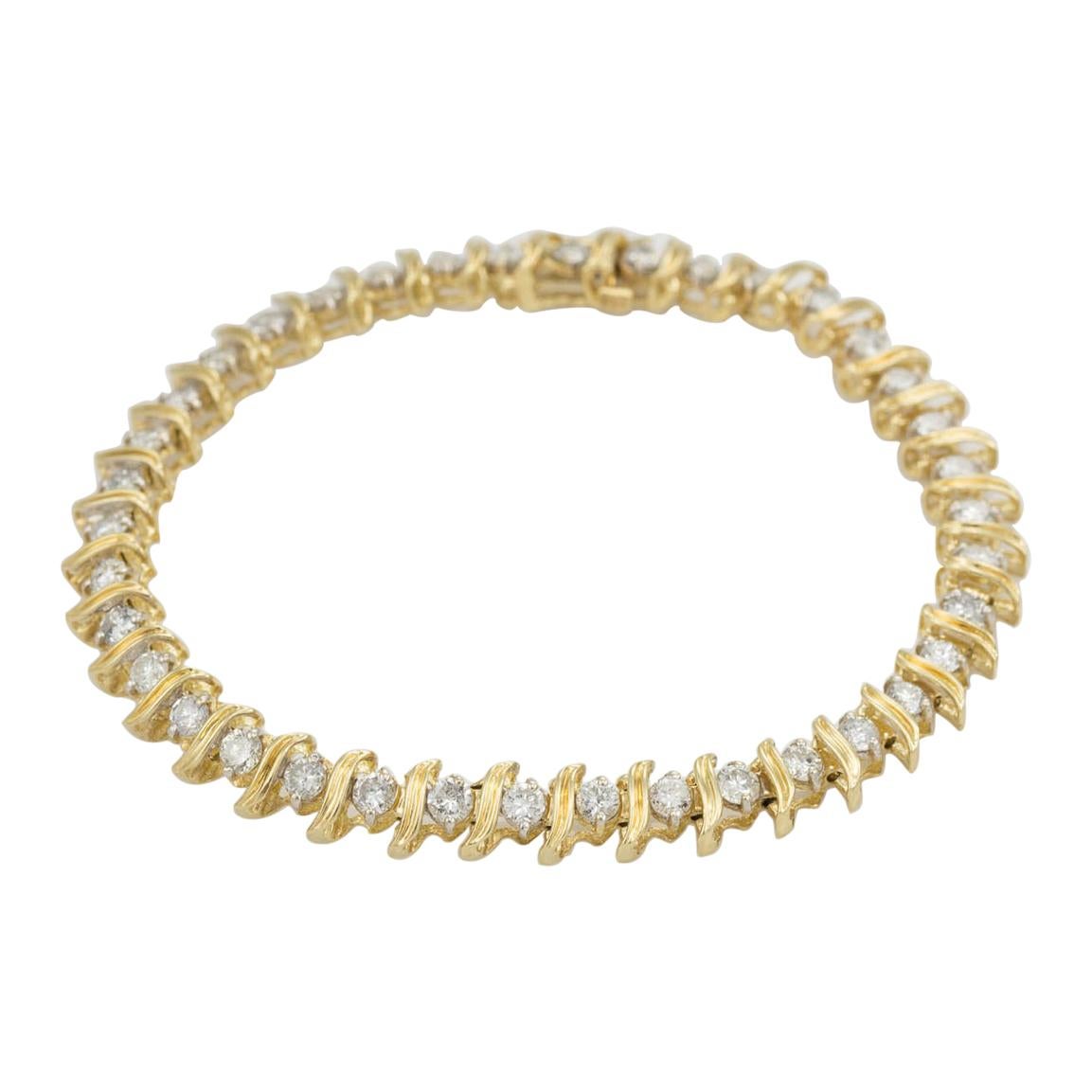 Diamond Tennis Bracelet 3.00 Carat For Sale at 1stDibs 3 carat tennis bracelet, 5 carat