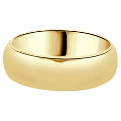 Bracelet en or jaune 14 carats à 6 mm