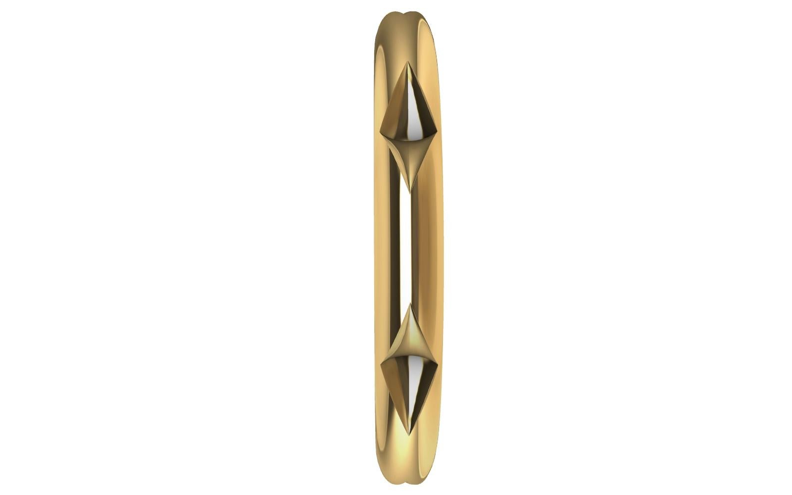 bracelet 7 losanges en or jaune 14 carats, le designer de Tiffany, Thomas Kurilla a redessiné ce bracelet, même design plus étroit  rhombus plus rapide  et  empilable. C'est ma forme préférée pour créer.
Le chiffre sept, considéré comme le chiffre