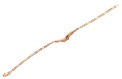 14 Karat Gelbgold Ausgefallenes Armband mit Halbedelsteinen