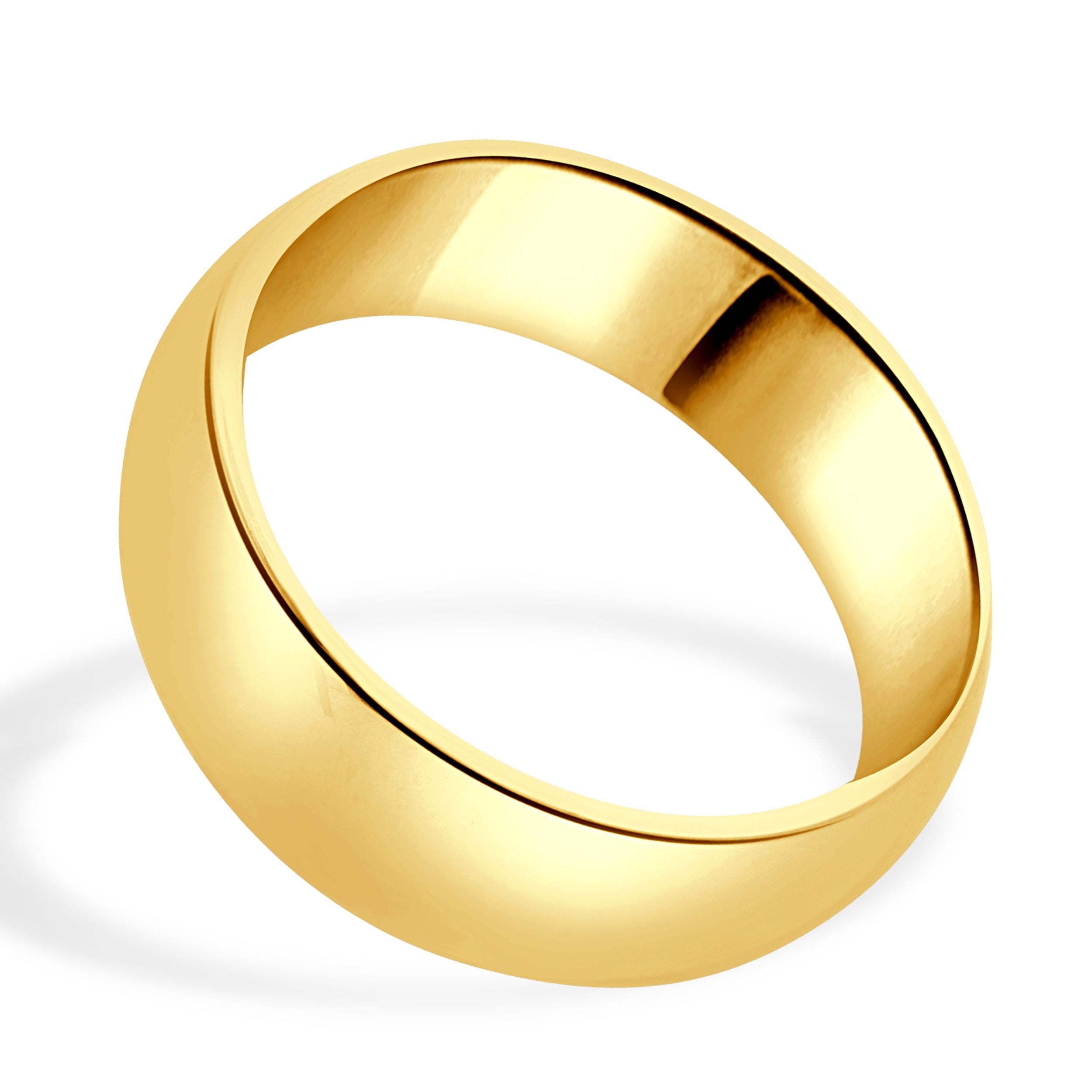 Designer: custom
Material: 14K yellow gold
Dimensions: the ring measures 8mm wide
Weight:  10.90 grams
Ring Size: 11 (Please allow up to 2 additional business days for sizing requests) 

