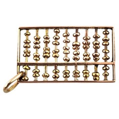 14 Karat Yellow Gold Abacus Charm #18541