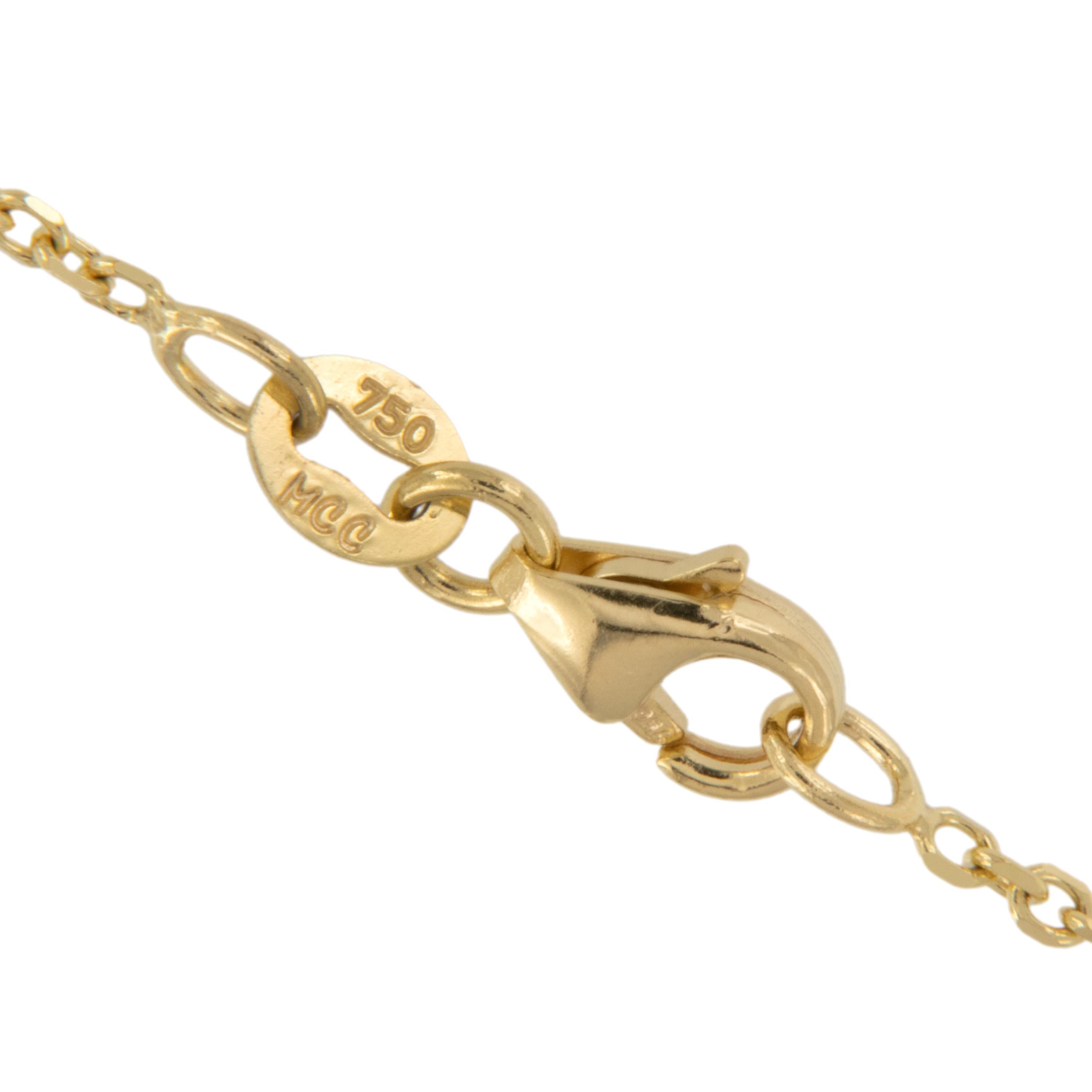 Taille ronde Collier solitaire en or jaune 14 carats avec perles de culture Akoya en vente