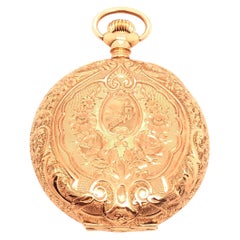 14 Karat Yellow Gold American Waltham Pocket Watch