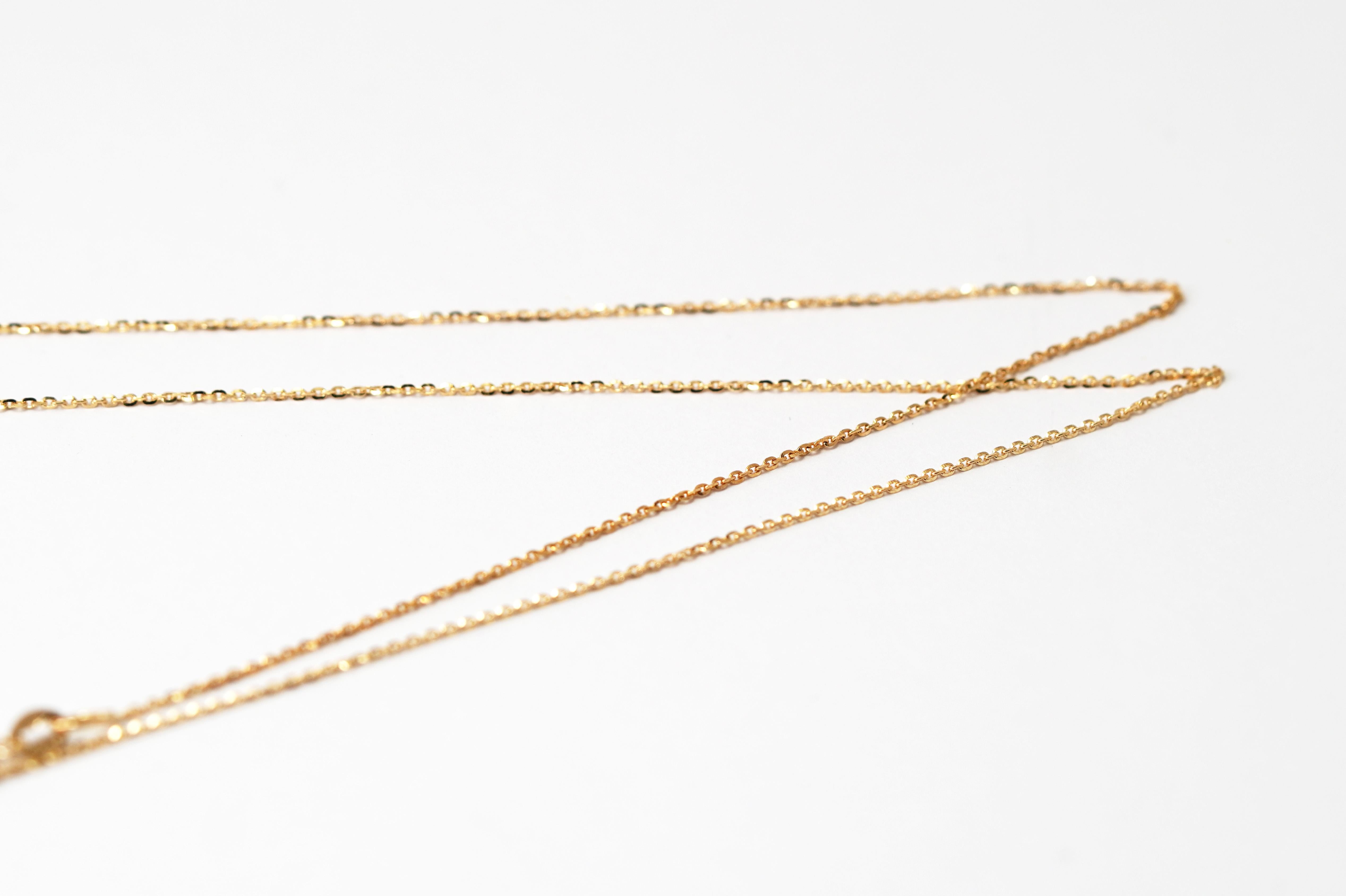 Collier en or jaune 14 carats avec améthyste Pour femmes en vente