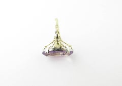 14 Karat Gelbgold Amethyst-Ring