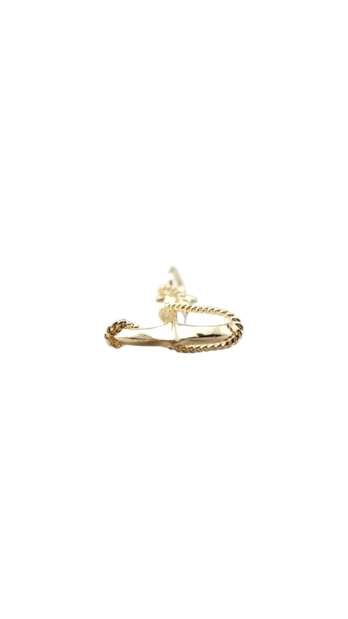 Breloque d'ancre en or jaune 14 carats n°20893 Bon état - En vente à Washington Depot, CT