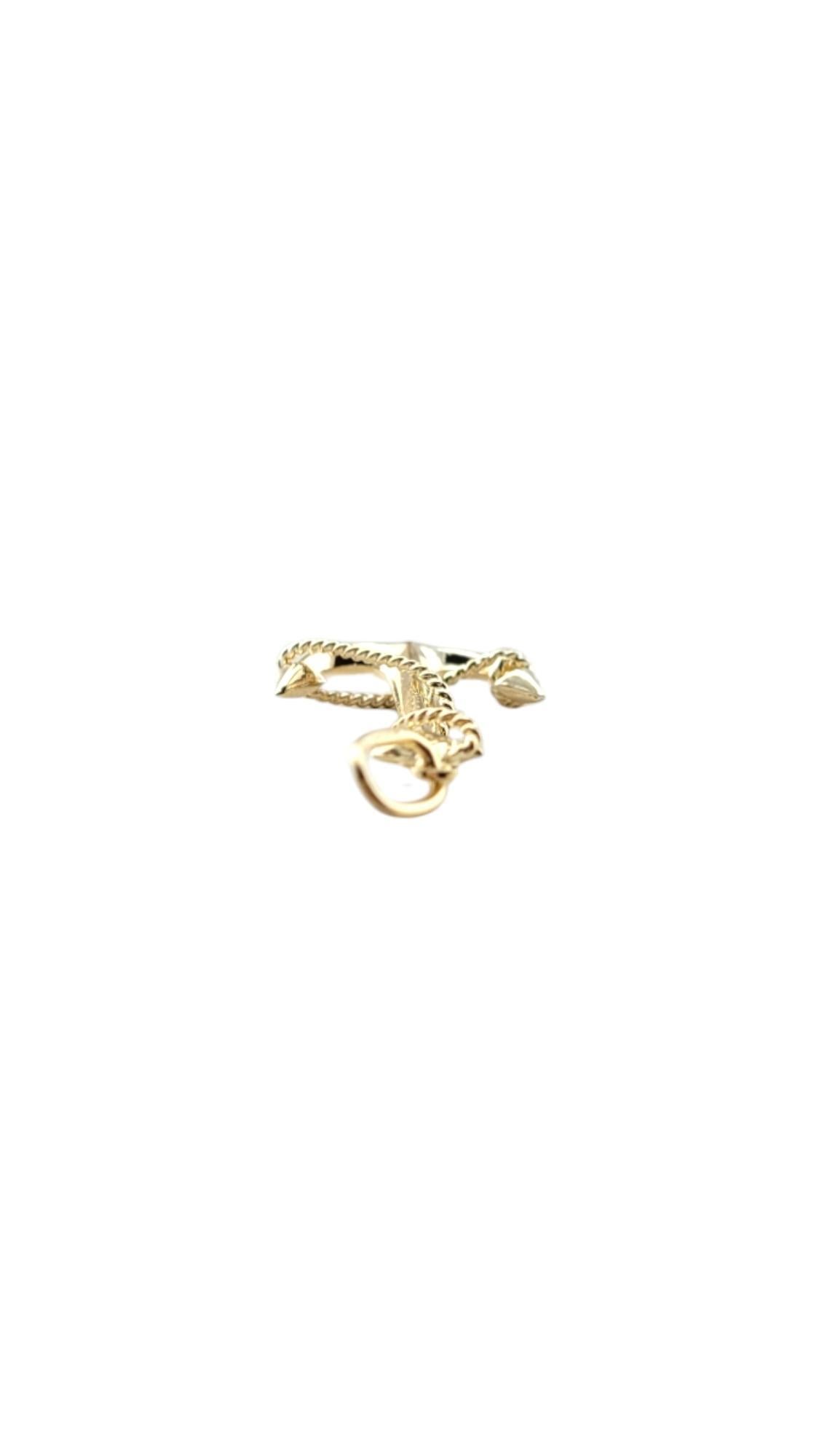 Breloque d'ancre en or jaune 14 carats n°20893 en vente 1