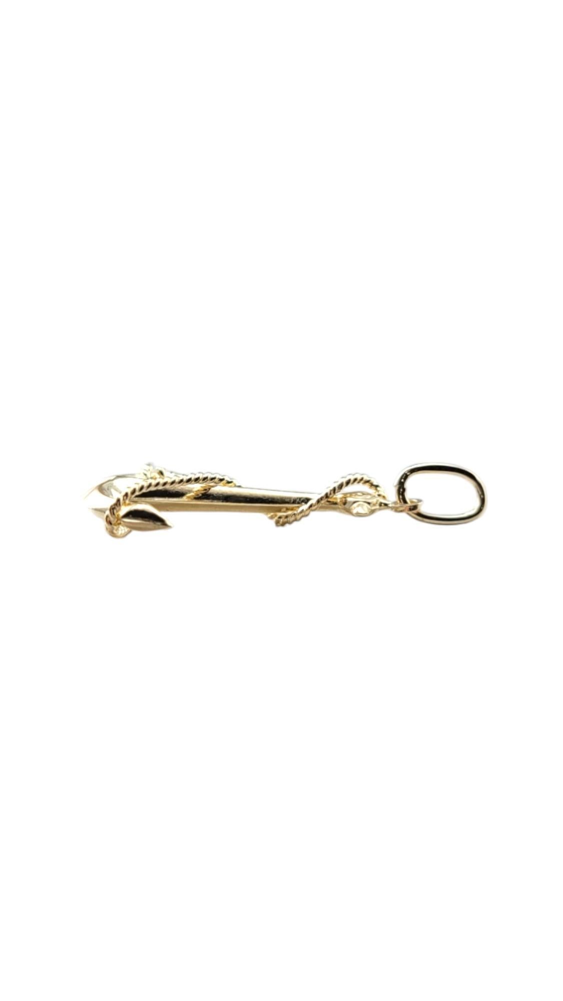 Breloque d'ancre en or jaune 14 carats n°20893 en vente 2