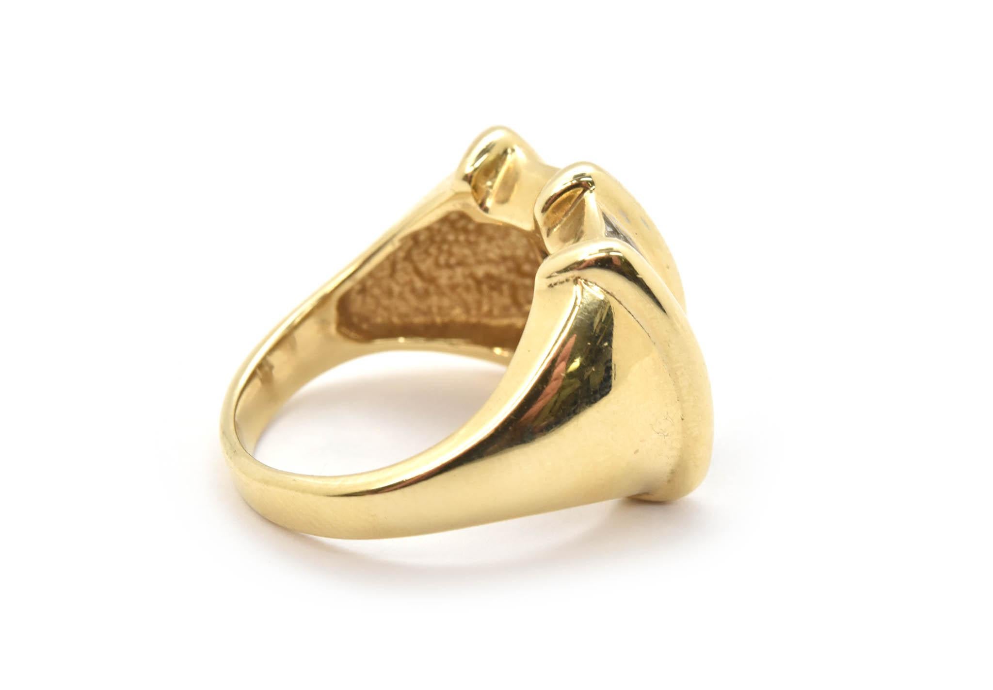 14 Karat Yellow Gold and 1.50 Carat Invisible-Set Princess Cut Diamond Ring 1