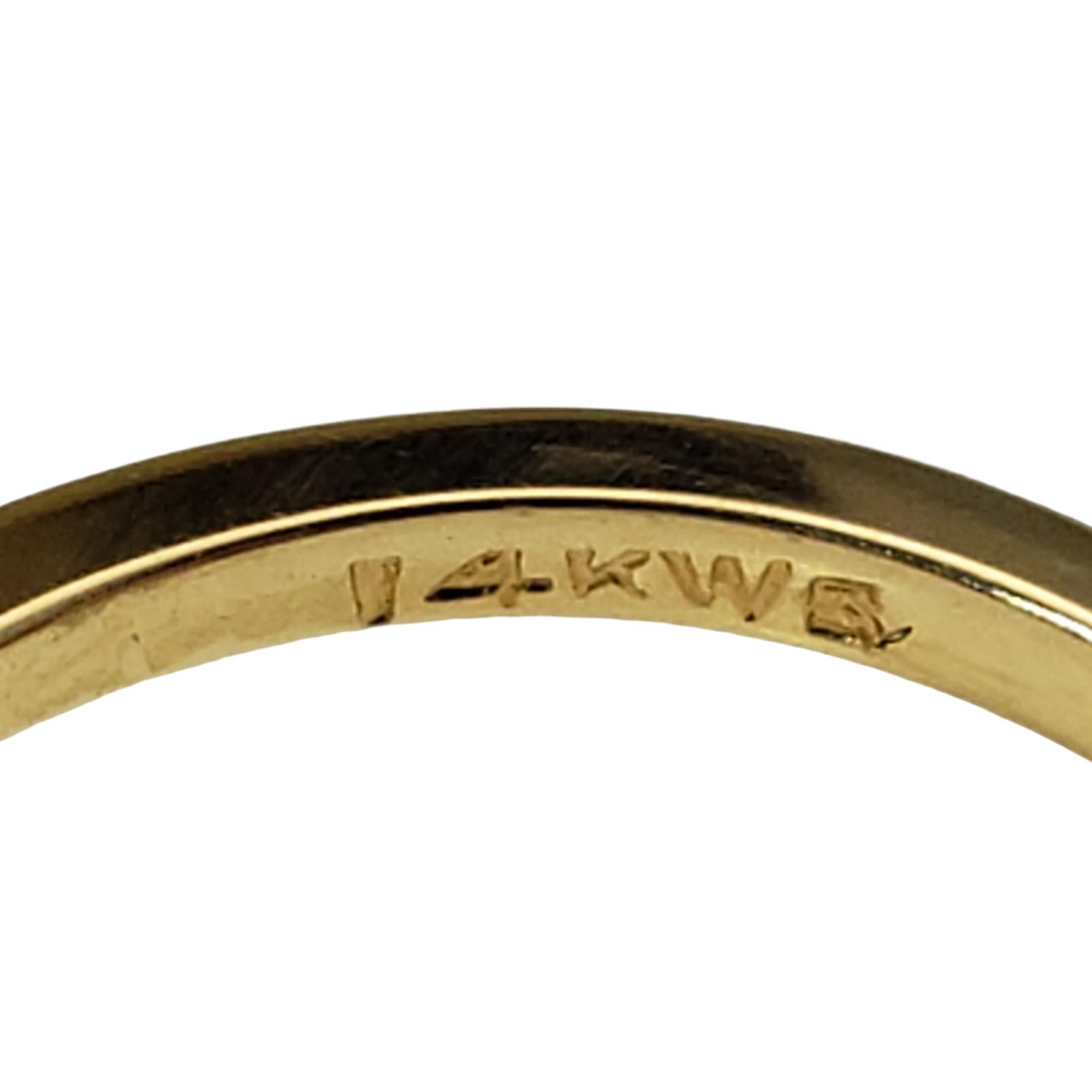 14 Karat Gelbgold und Citrin Ring Größe 6,25 #17156 1