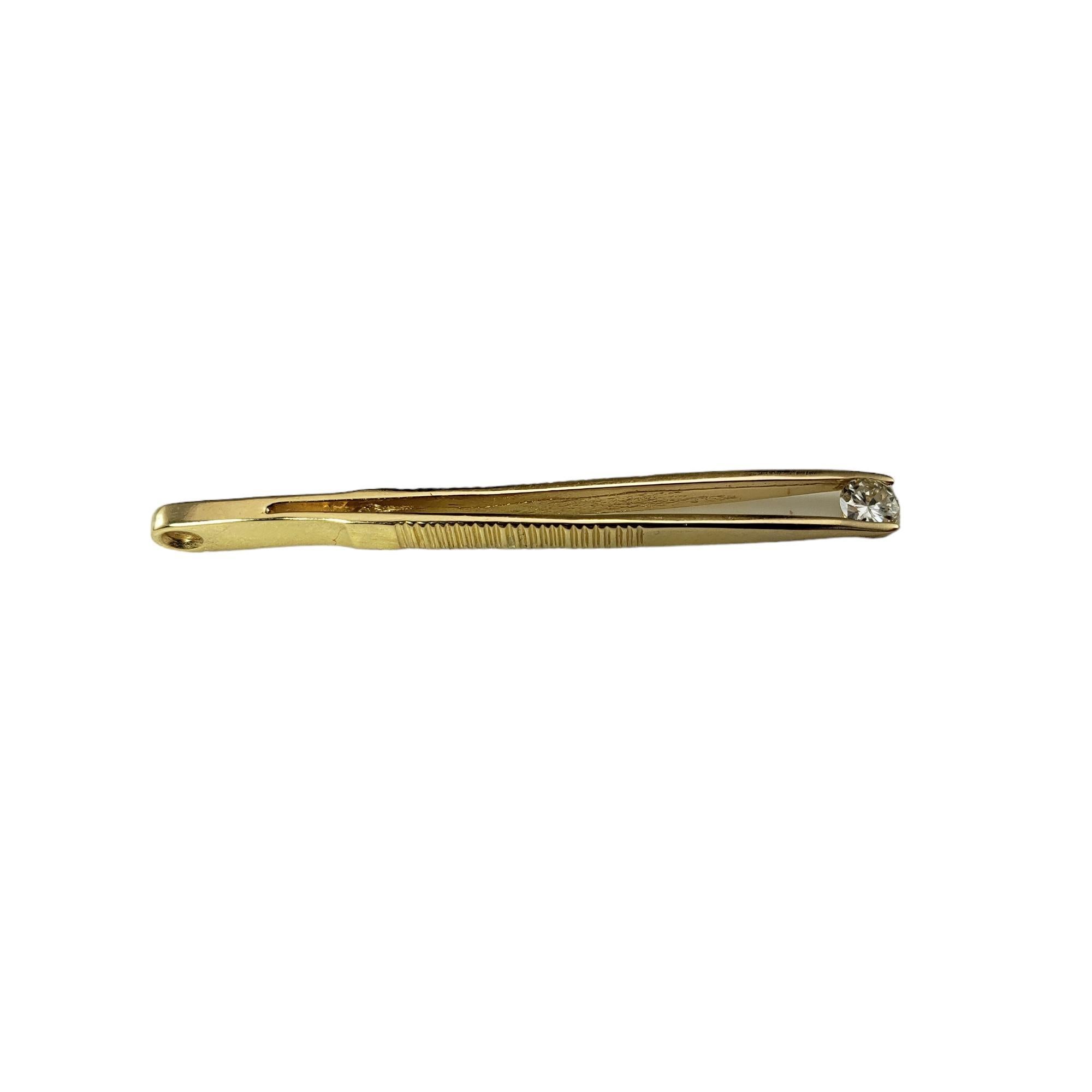 14 Karat Gelbgold und Diamant-Twezer-Anhänger #17104 im Zustand „Gut“ in Washington Depot, CT