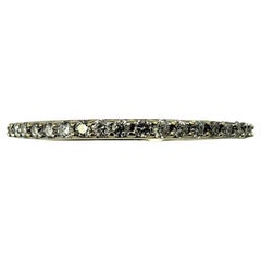 Vintage 14 Karat Yellow Gold and Diamond Wedding Band Ring