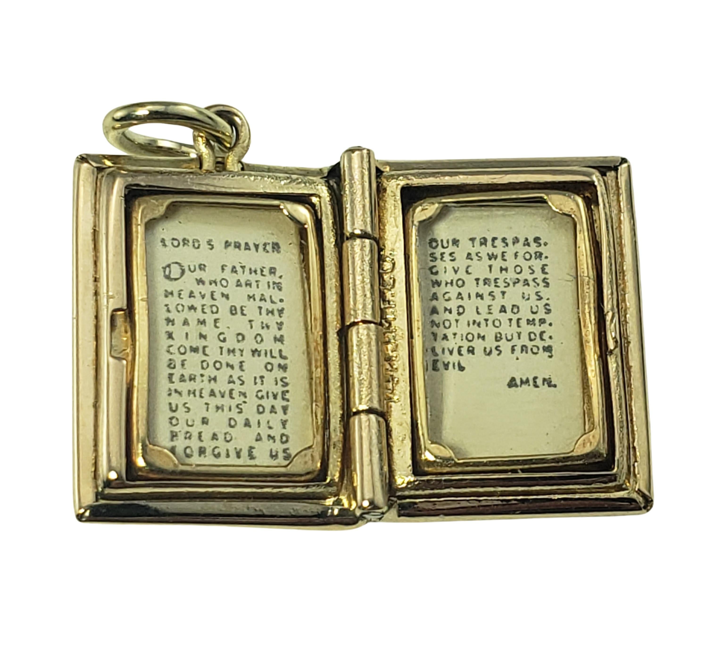 gold bible pendant