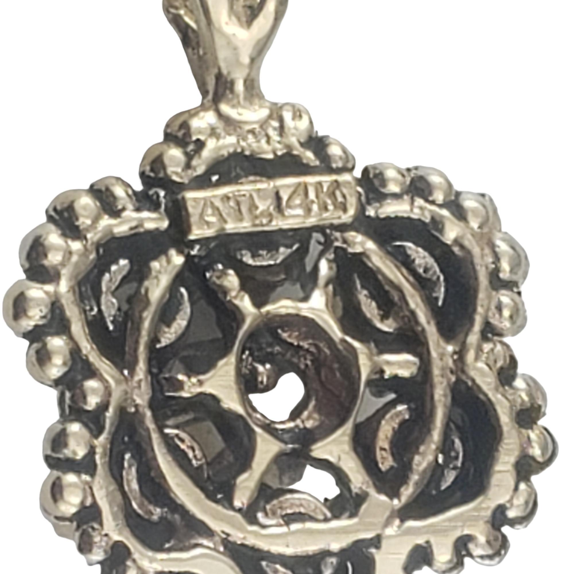 14 Karat Gelbgold und Opal-Anhänger #16742 Damen