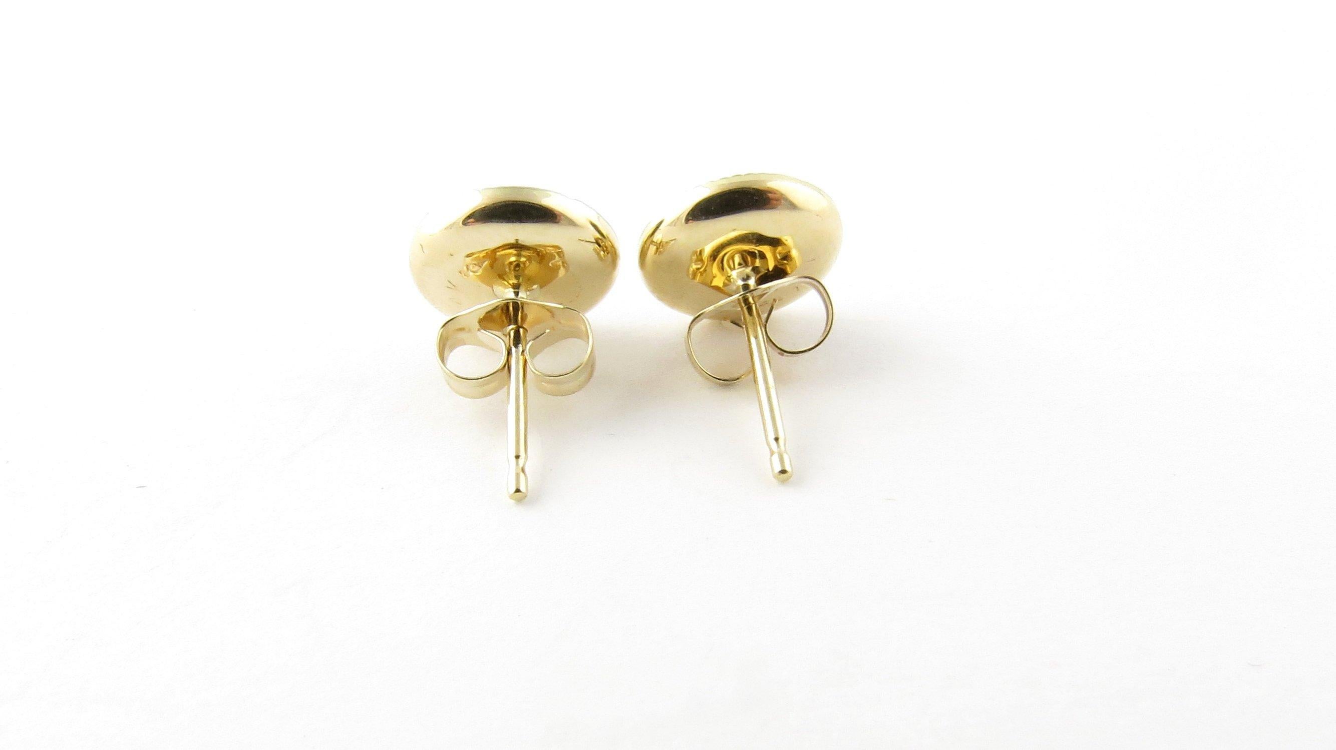 Women's 14 Karat Yellow Gold and Pearl Ancient Coin Replica Earrings