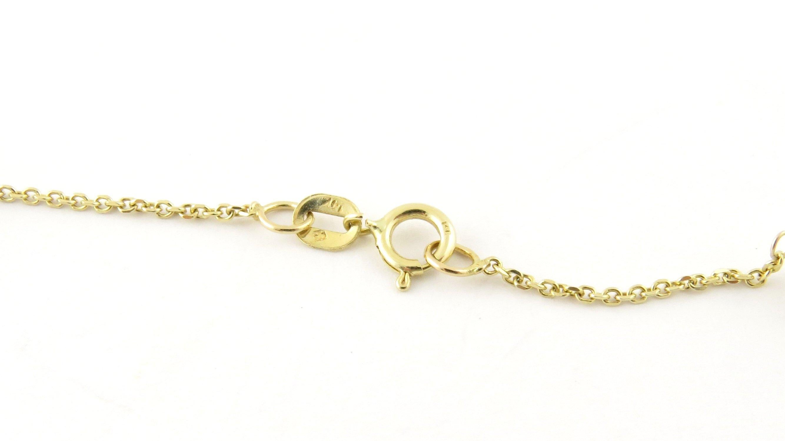 Women's 14 Karat Yellow Gold and Pearl Necklace