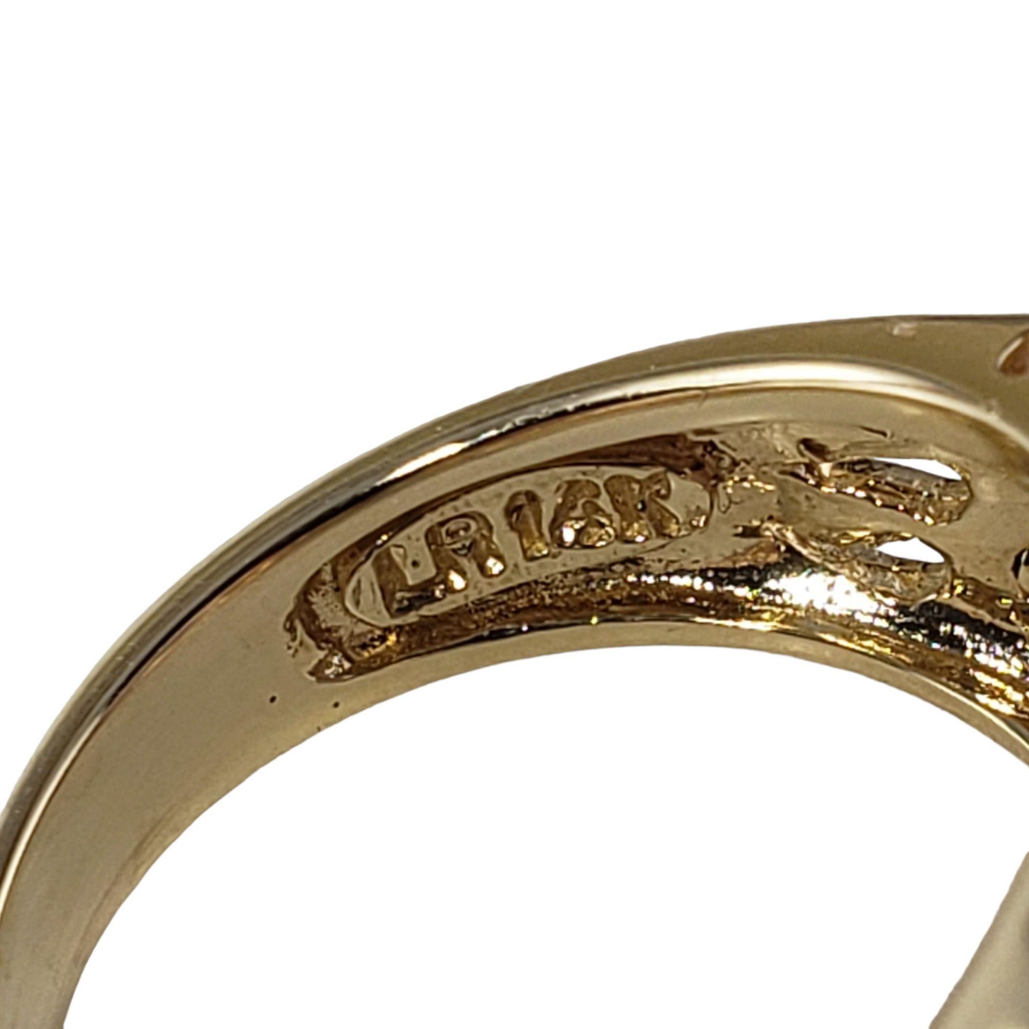14 Karat Yellow Gold and Rose Quartz Ring For Sale 3