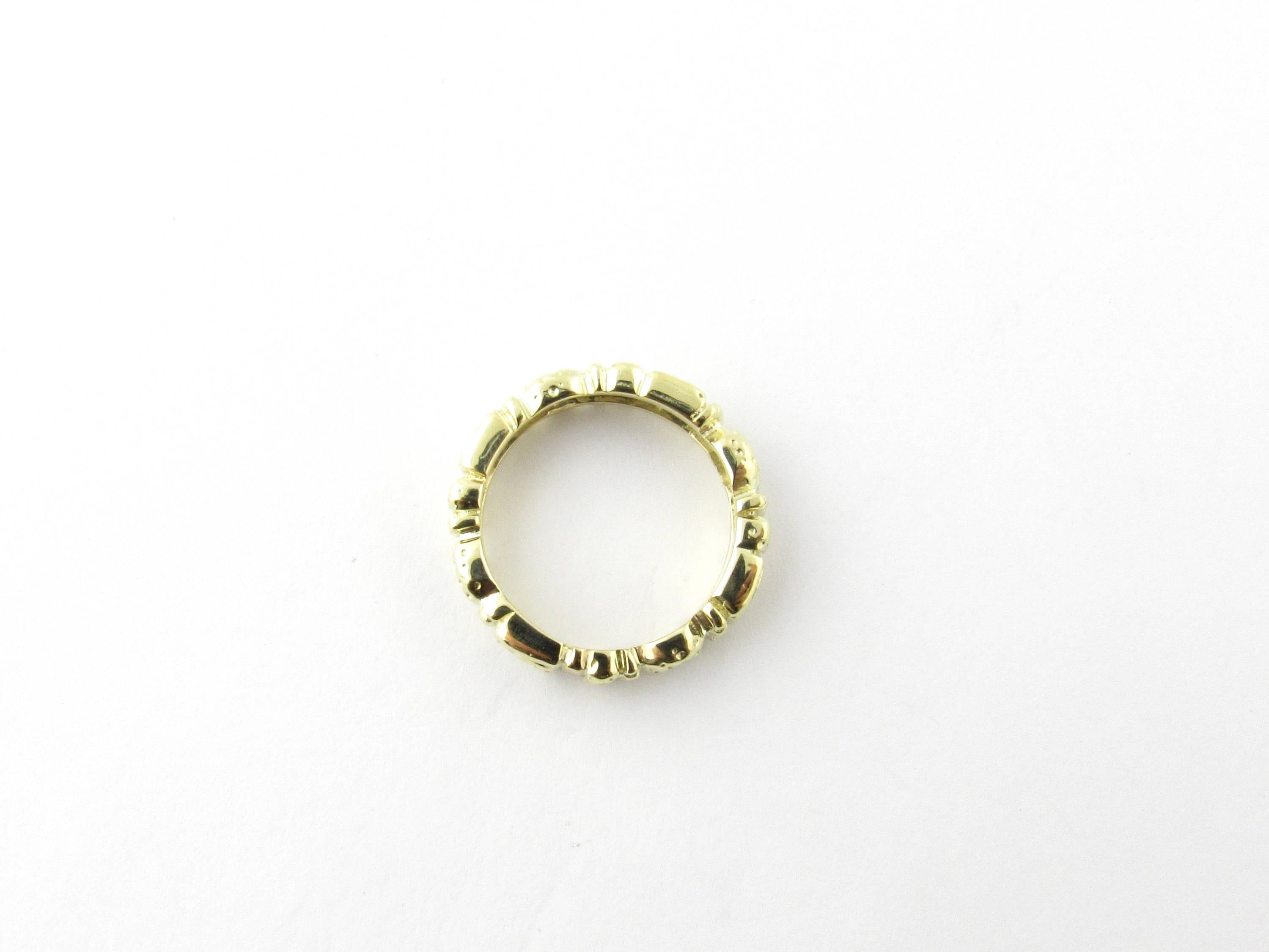 Women's 14 Karat Yellow Gold and Tanzanite Ring For Sale