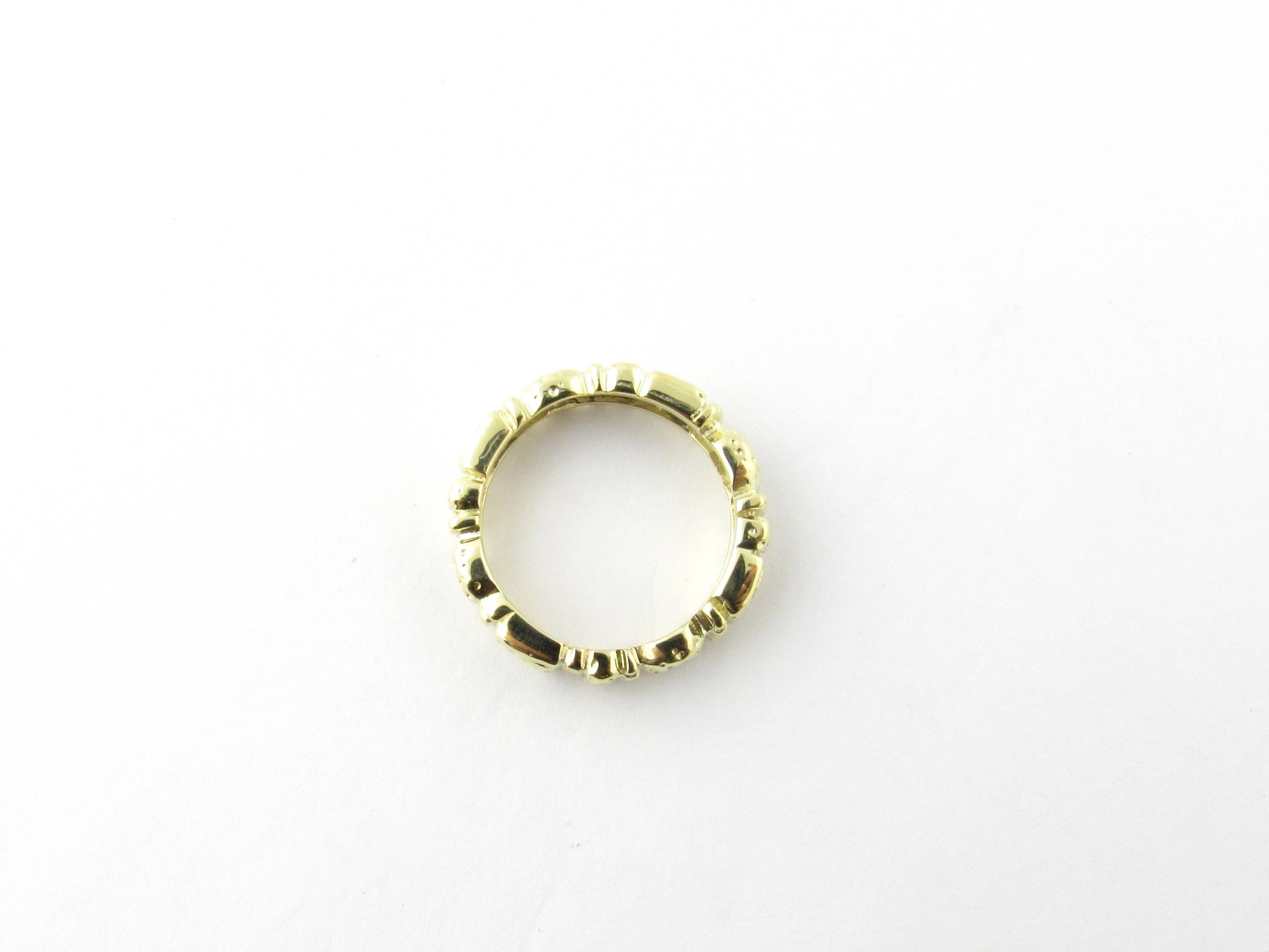 14 Karat Yellow Gold and Tanzanite Ring Damen im Angebot