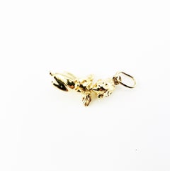 14 Karat Yellow Gold Angel Charm