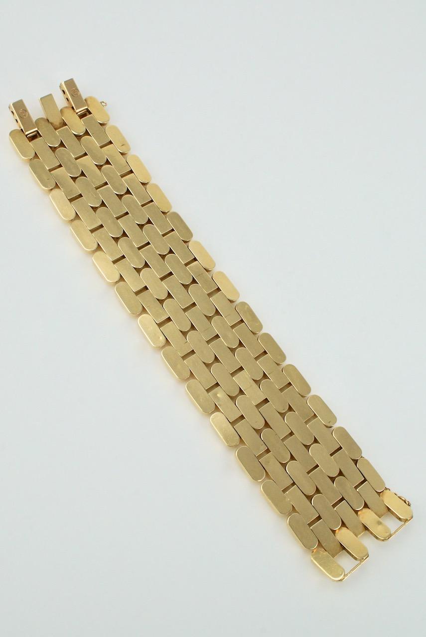 art deco gold bracelet