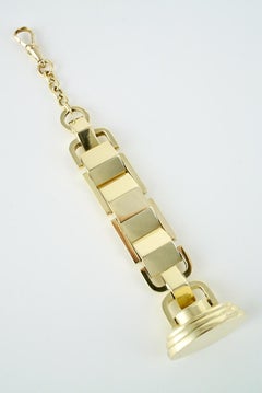 14 Karat Yellow Gold Art Deco Watch Fob 39.1grams