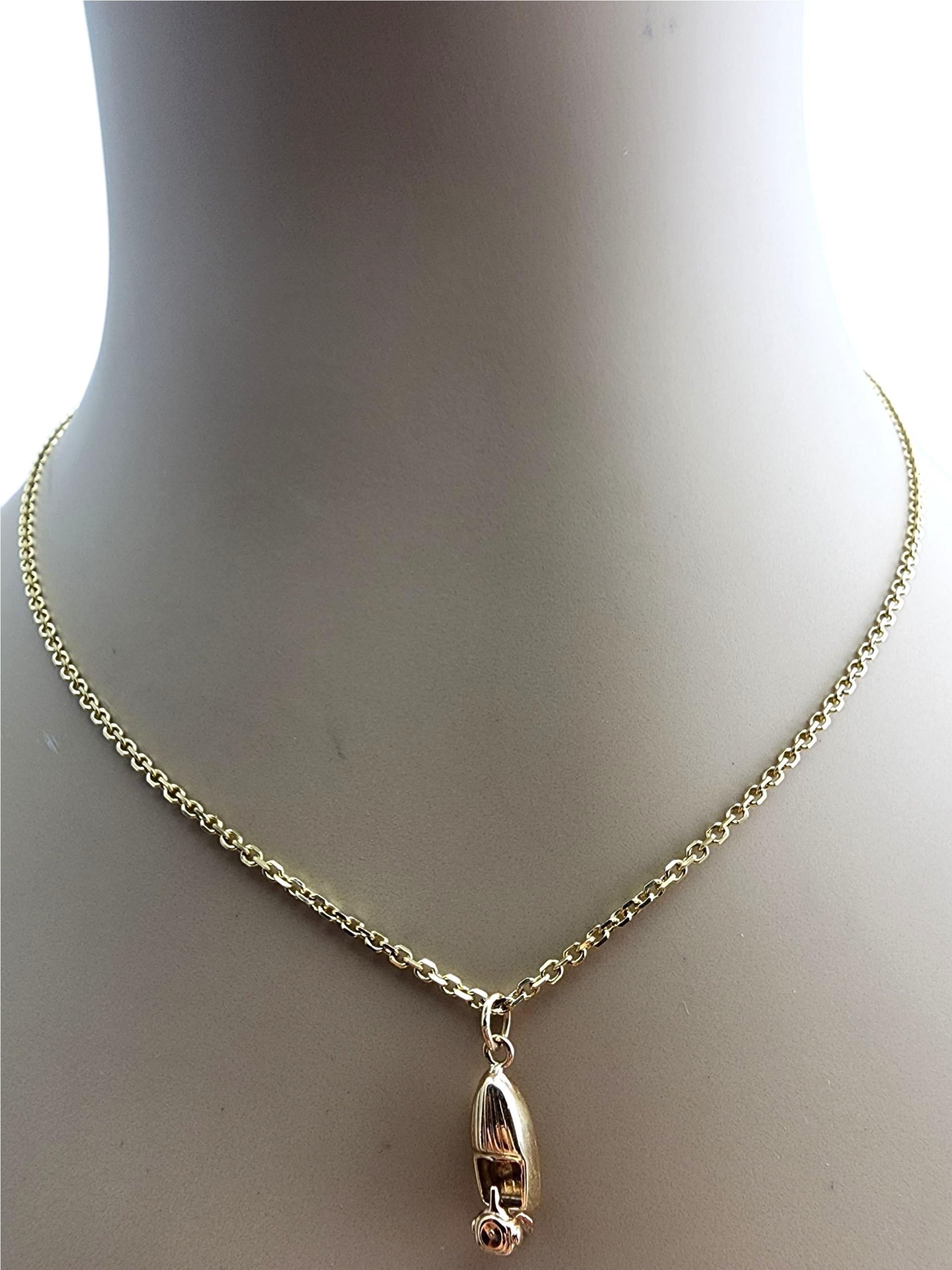 14 Karat Gelbgold artikulierende Boot Charm #23911 im Angebot 4