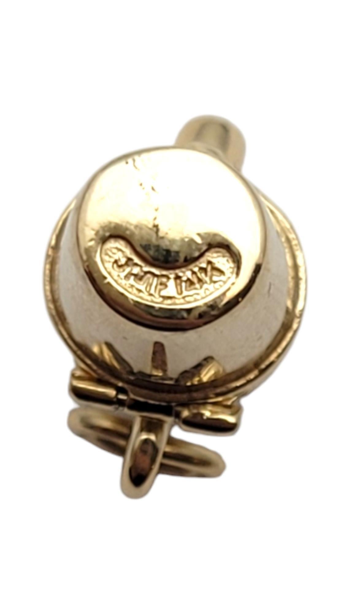 14 Karat Yellow Gold Articulating Devil In a Cocktail Shaker Charm #20734 3