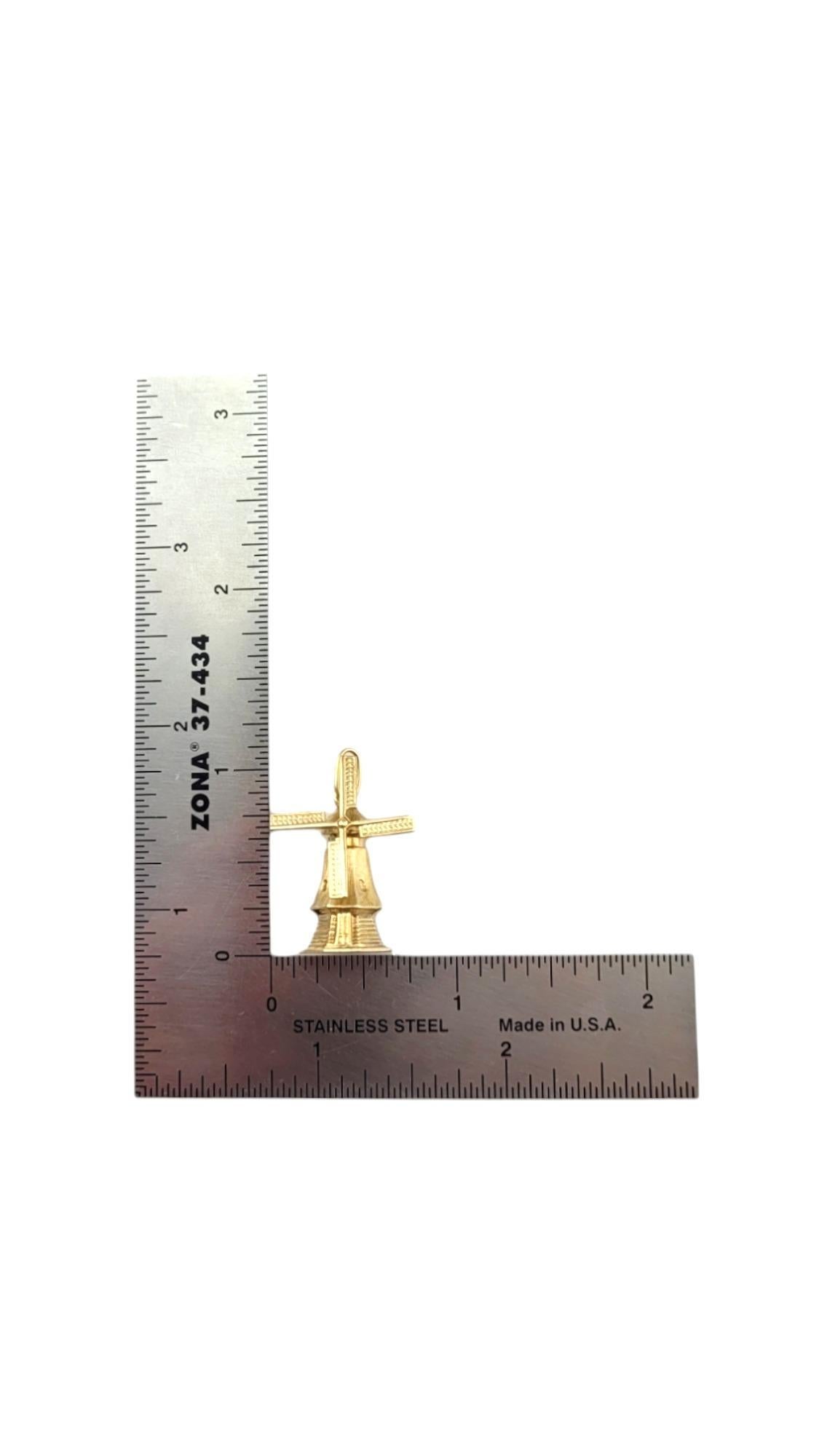 Breloque moulin à vent articulé en or jaune 14 carats n°20343 en vente 3