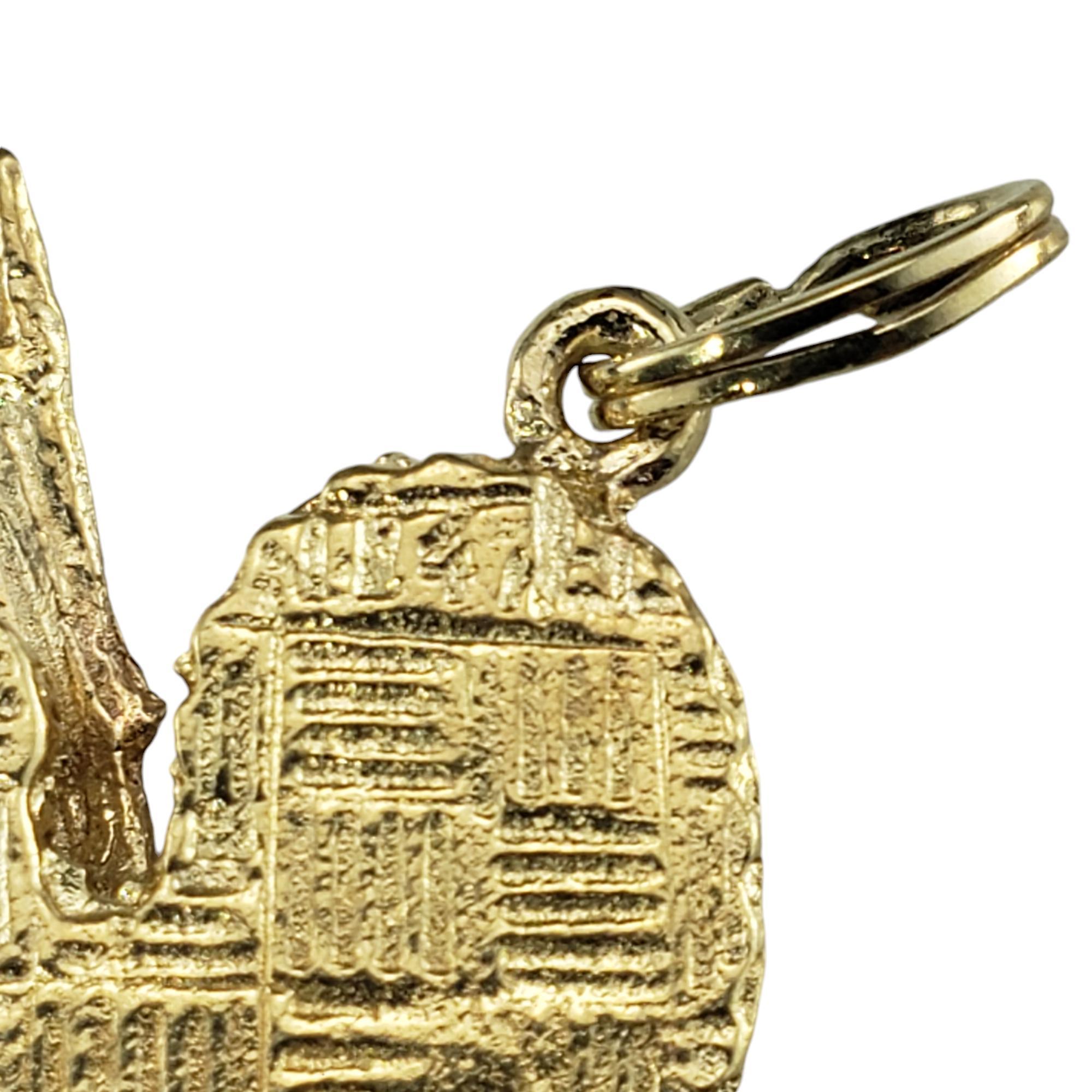 14 Karat Yellow Gold Artist's Palette Charm Pendant #19160 2