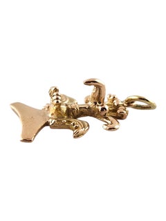 14 Karat Yellow Gold Aztec Bird Charm #18777