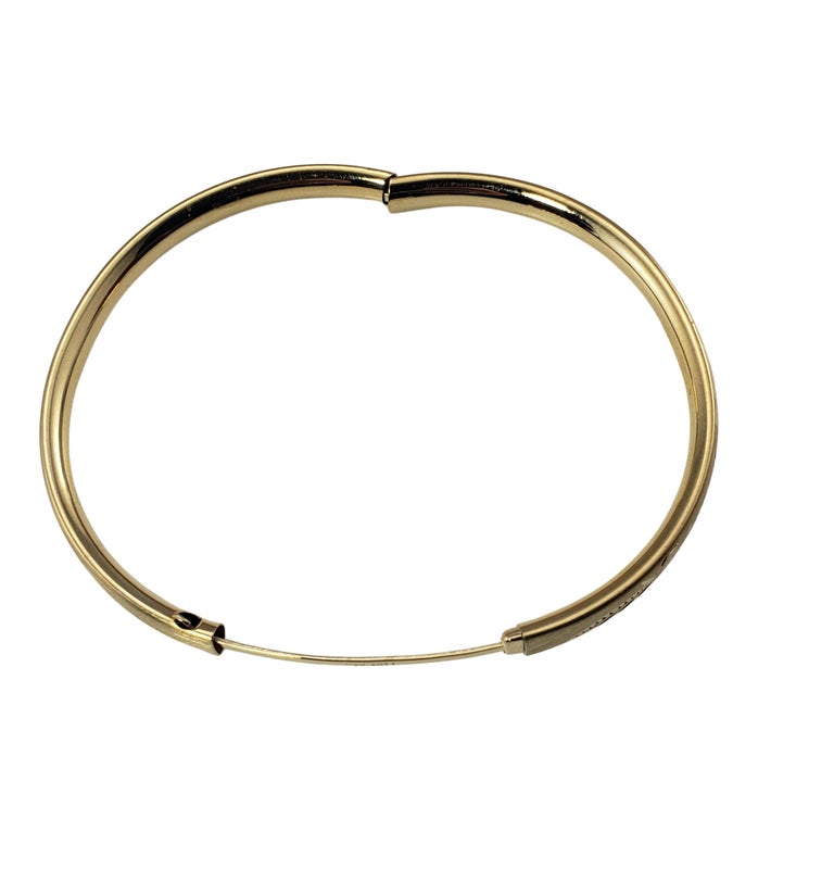 14 Karat Yellow Gold Baby Bangle Bracelet at 1stDibs 14 karat gold baby bracelet