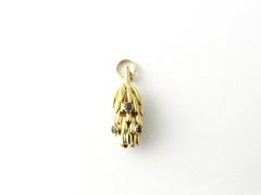 14 Karat Yellow Gold Banana Bunch Charm
